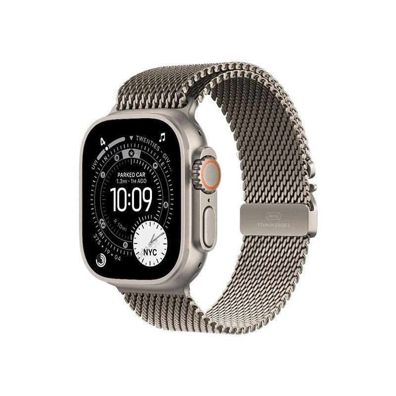 Apple Watch Ultra 3 Titanium Milanese Loop